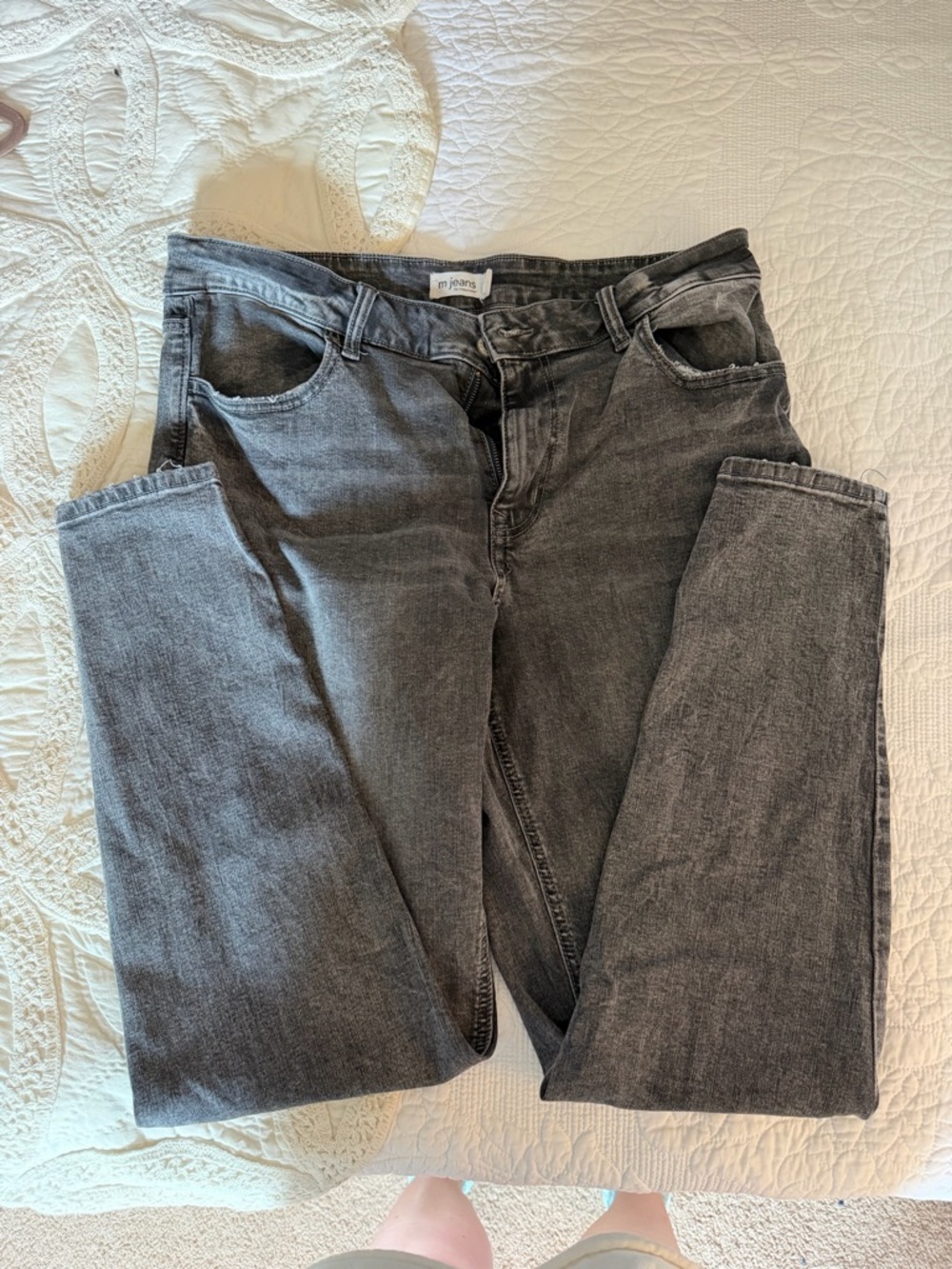 Maurices Gray Wash Super Skinny 16WL Jeans